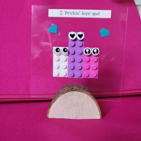 Lego Brick Acrylic Love Message